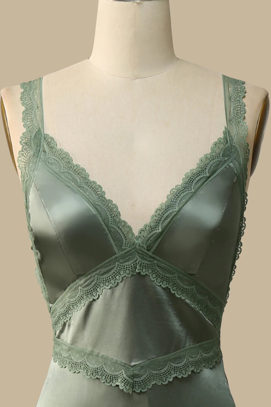 Lace Tie-Back Maxi Dress Simple gentle grand and beautiful