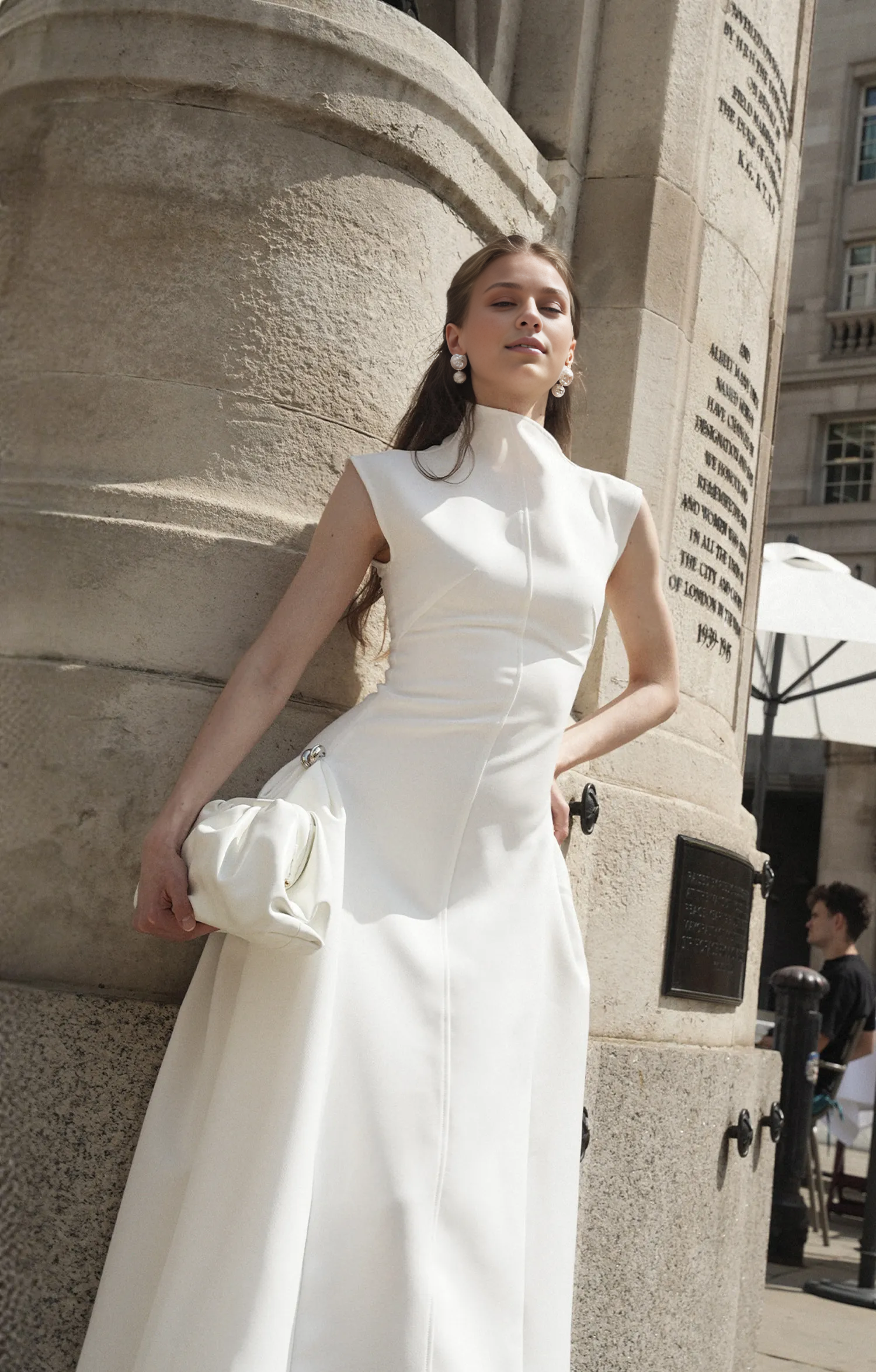 Paca Choker Sleeveless Maxi Dress Simple gentle atmospheric and unique design