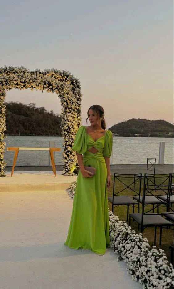 Green long prom dresses evening dresses party dresses formal dress