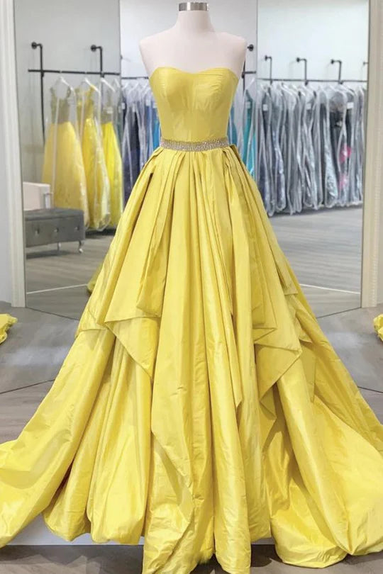 Straps Square Mermaid Sleeveless Pleated Long Prom Formal Dress