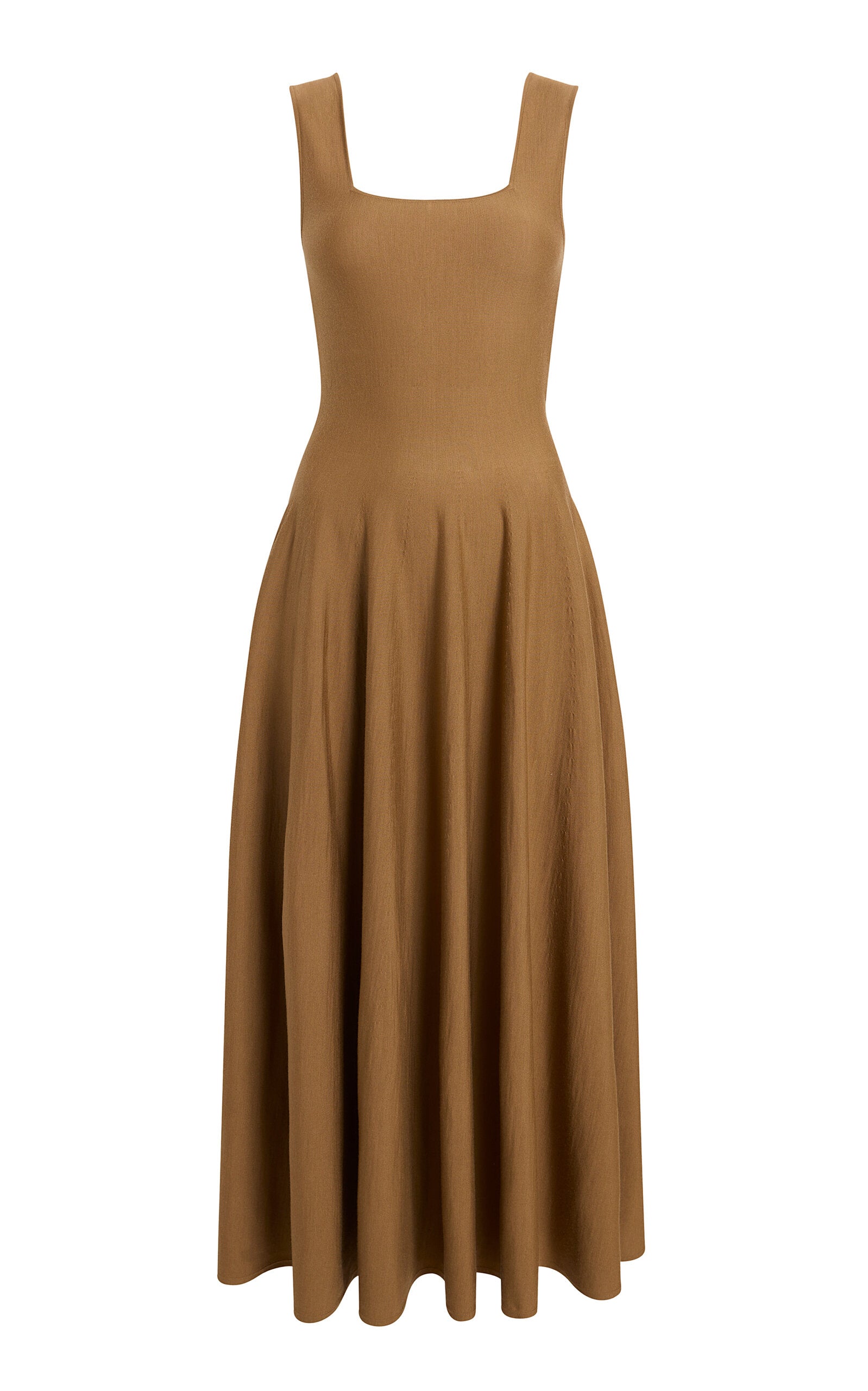 Ladies' Spring And Summer Vacation Cape-Detailed Hybrid Cashmere-Silk Maxi Dress