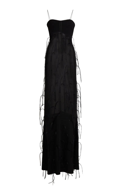Party Dresses Fino Fringed Gown  Fino  Gentle beautiful and grand