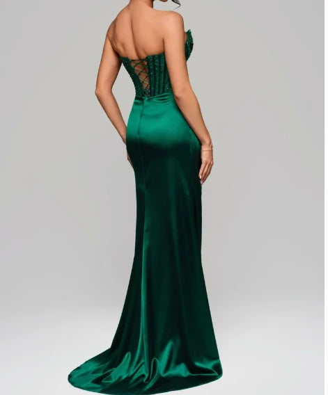 Strapless Prom Dress Long Formal Evening Dress