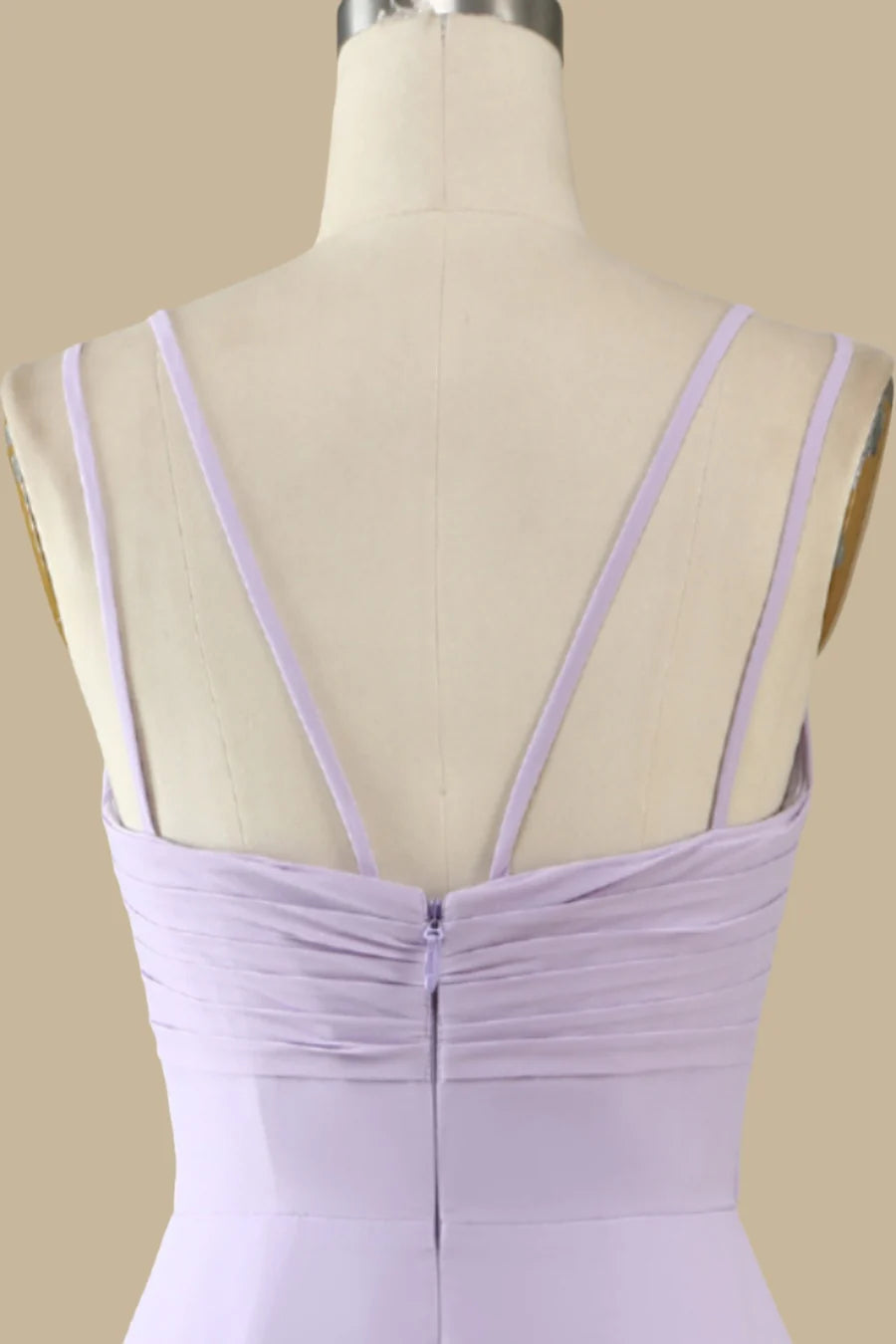 Neck Maxi Dress with Spaghetti Straps Simple gentle grand and beautiful