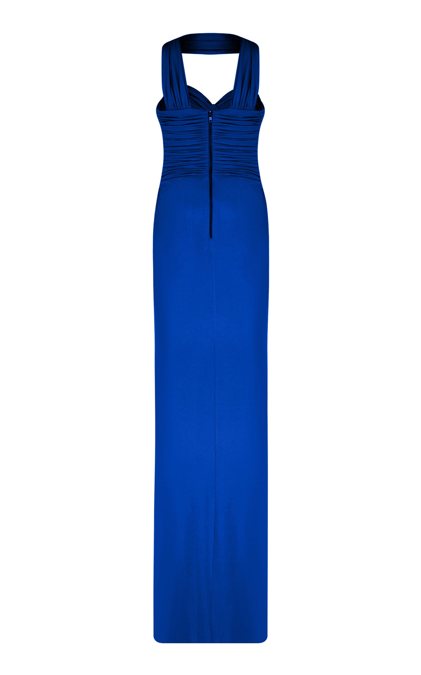 Samsara Ruched Satin Maxi Dress Simple gentle beautiful and grand