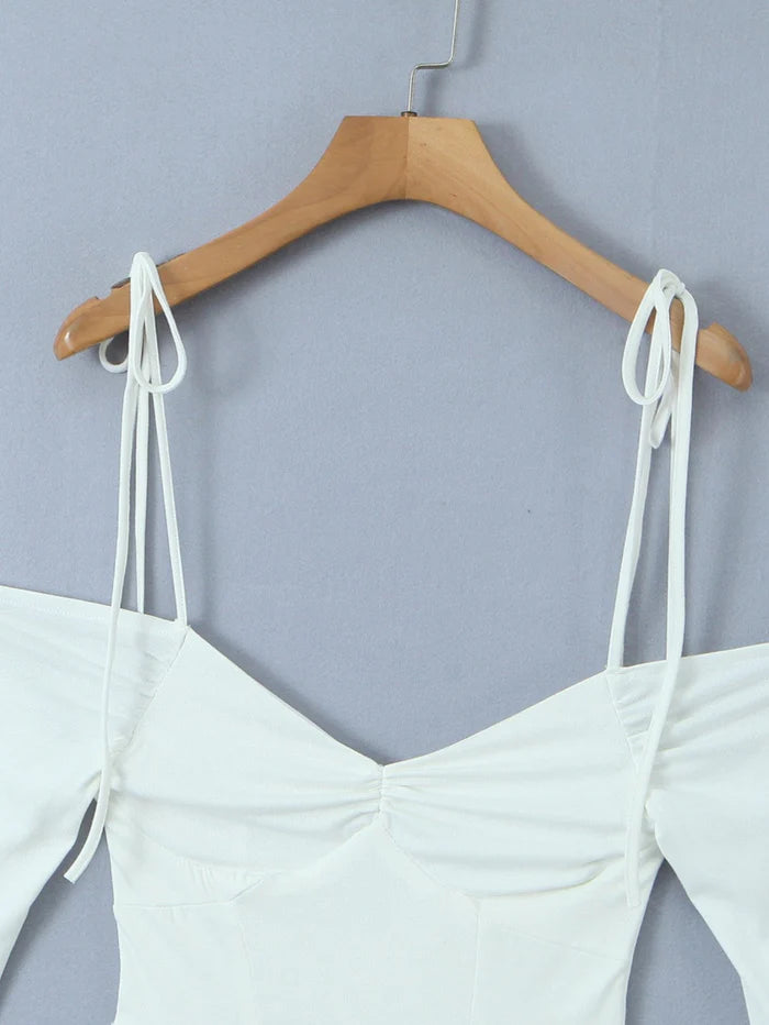 Tight White A Line Sexy Off The Shoulder Short Graduation Party Dress