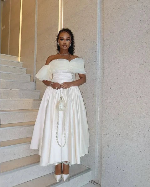 Off Shoulder Evening Prom Dresses New Long Party Gowns