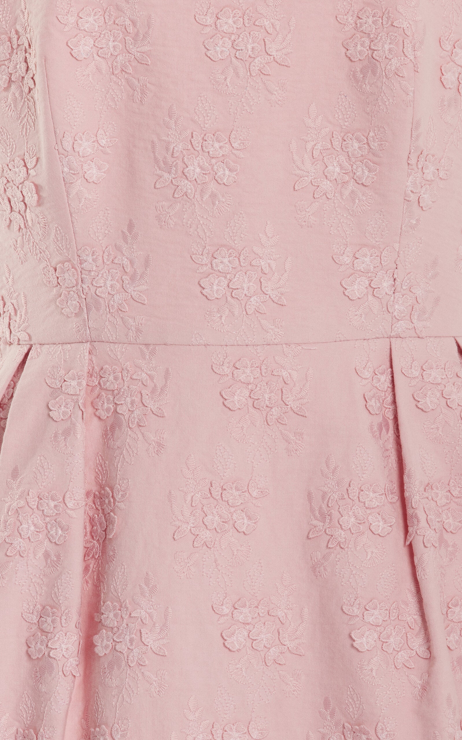 EmbroideEmbroidered Cotton-Blend Midi Dress Simple gentle beautiful and grand