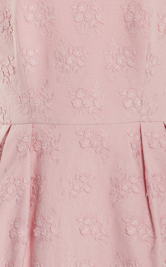 EmbroideEmbroidered Cotton-Blend Midi Dress Simple gentle beautiful and grand