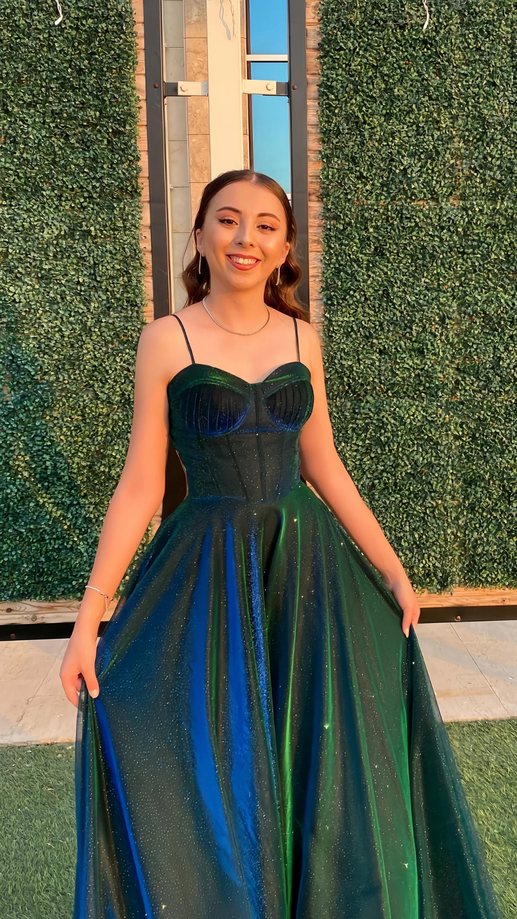 Sexy Mermaid Beautiful elegant and unique design Prom Dress Sparkle A-Line Evening Formal Dress Senior Prom Dresses