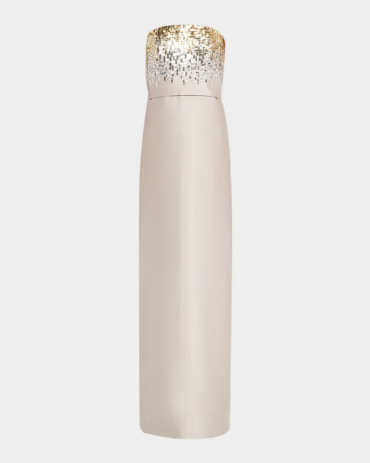 Phaedra Strapless Sequin Degrade Gown Charming and unique design Beautiful generous simple