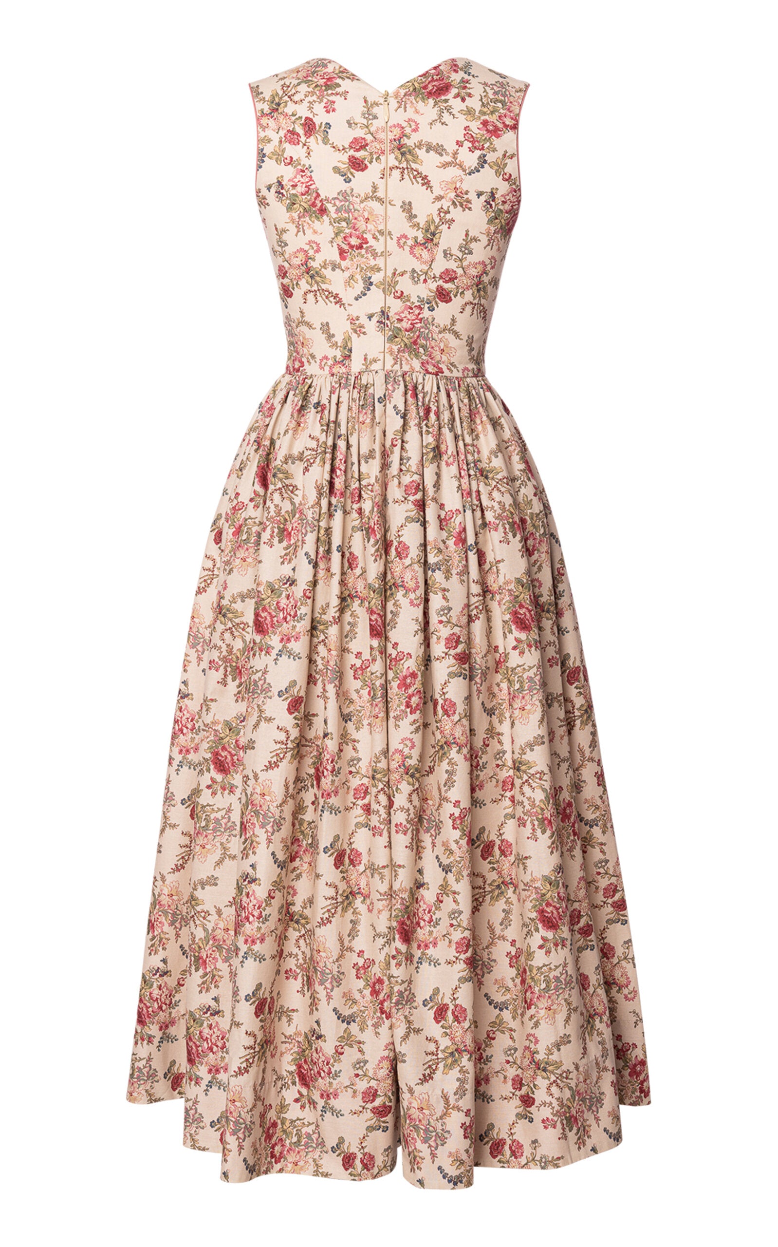 Cotton Midi Apron Dress Full of charm simple and atmospheric