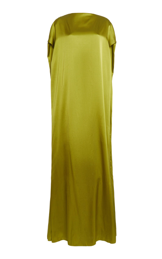 Satin Stretch-Silk Gown Gentle beautiful and grand