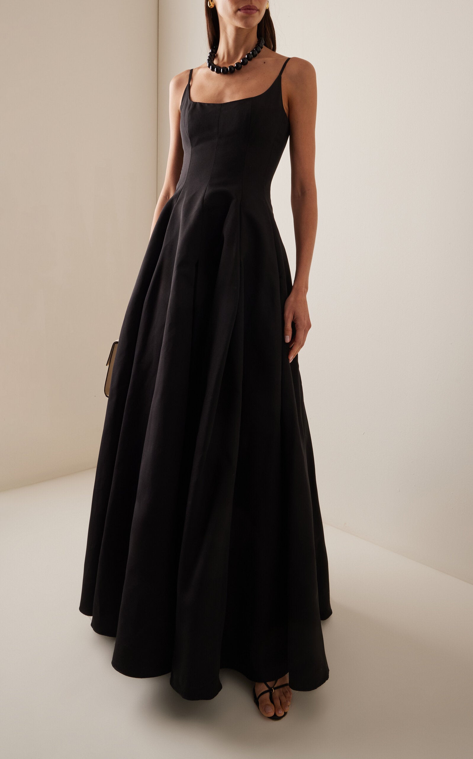 JoJoy Cotton-Blend Maxi Dress Simple gentle beautiful and grand