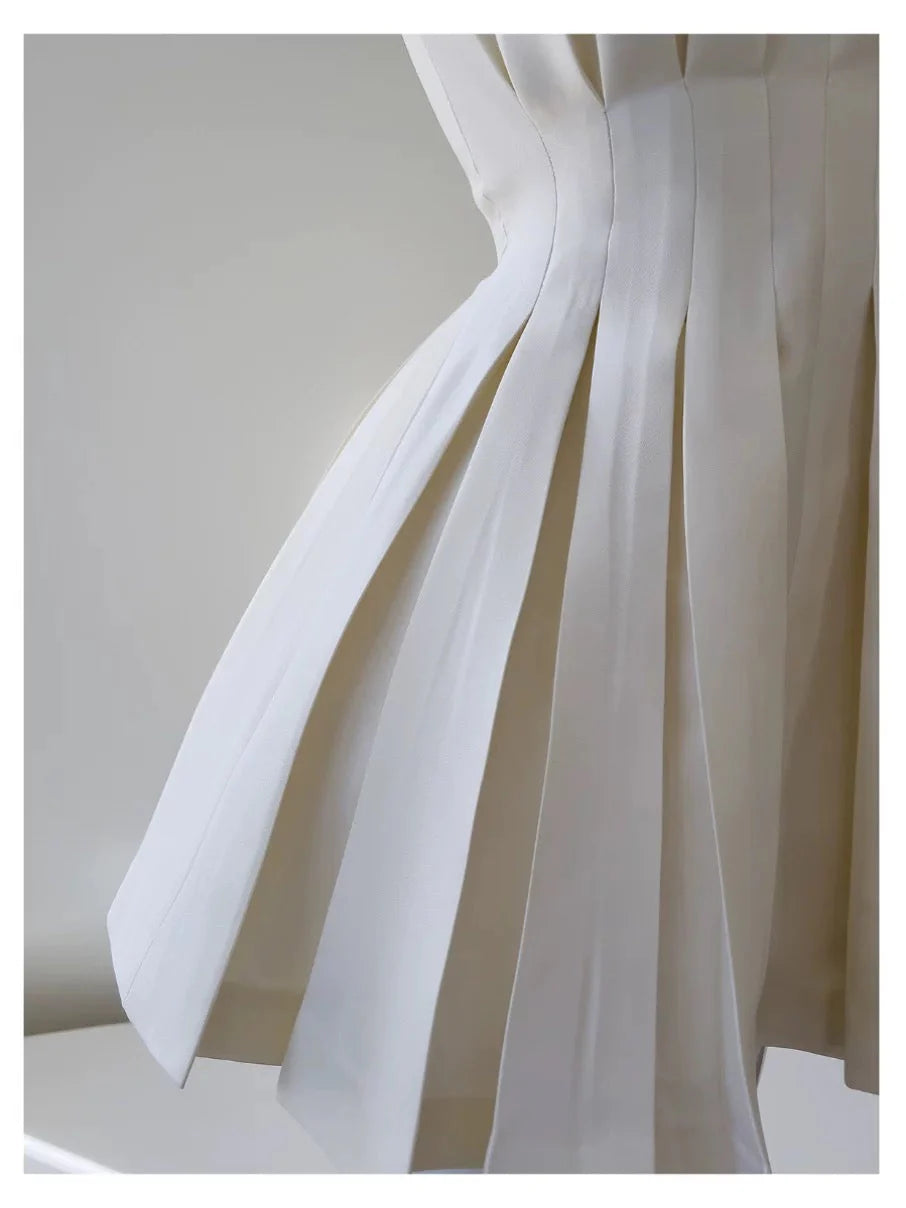 Aesthetic A Line Spaghetti Straps Satin Mini Formal Homecoming Dress Short Cocktail Outfits Graduation Dress Hoco Dress