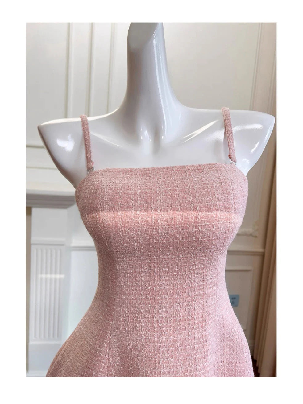 Aesthetic A line Spaghetti Straps Pink Formal Mini Homecoming Dress Middle School Short 17th Birthday Outfits Graduation Dress Hoco Dresses