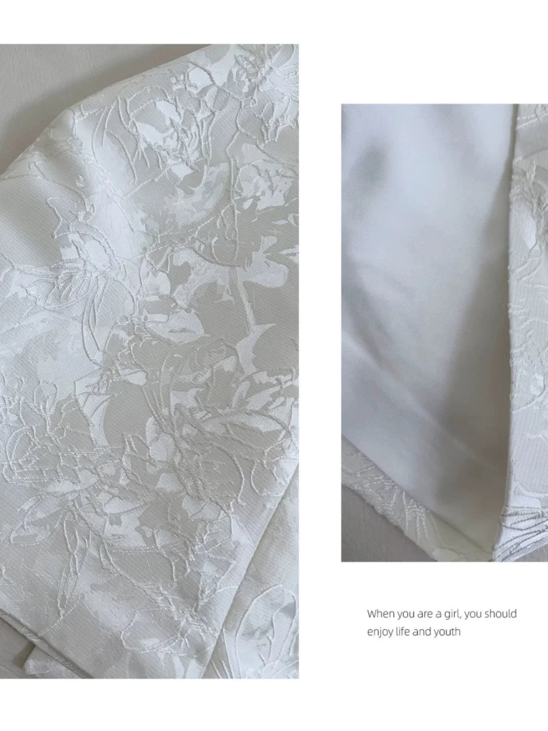 Aesthetic A line Spaghetti Straps White Floral Printed Pattern Formal Mini Homecoming Dress Short Cocktail Outfits Graduation Dress Hoco Dress