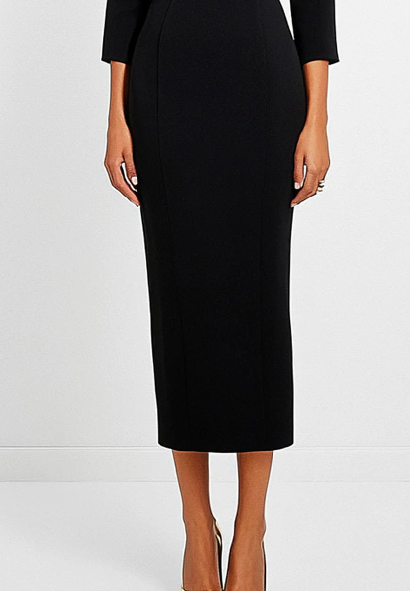 Black Blazer Dress Work Semi Formal Midi Dress simple gentle atmospheric and unique desi Bring summer colors to enhance whiteness