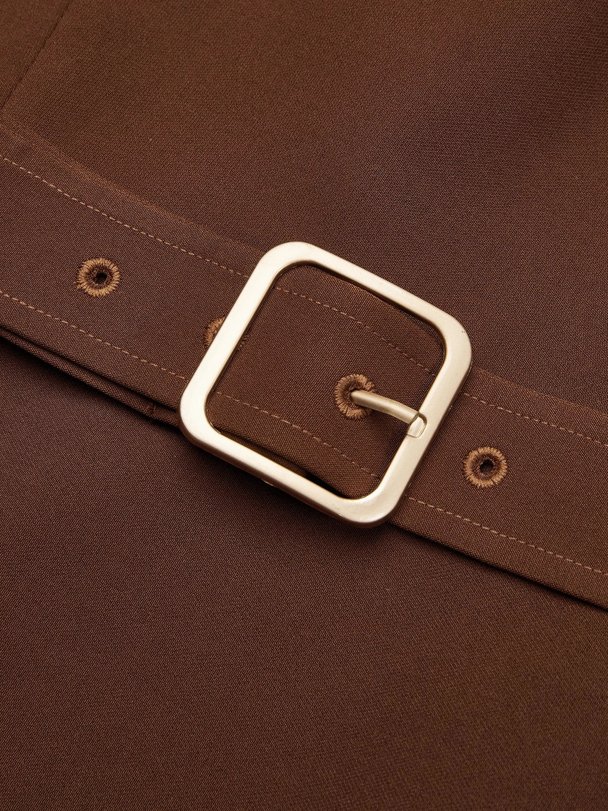 Brown Pleated Slit Classic Boat Neck Sleeveless Mermaid Midi Dress simple gentle atmospheric and unique desi Bring summer colors to enhance whiteness