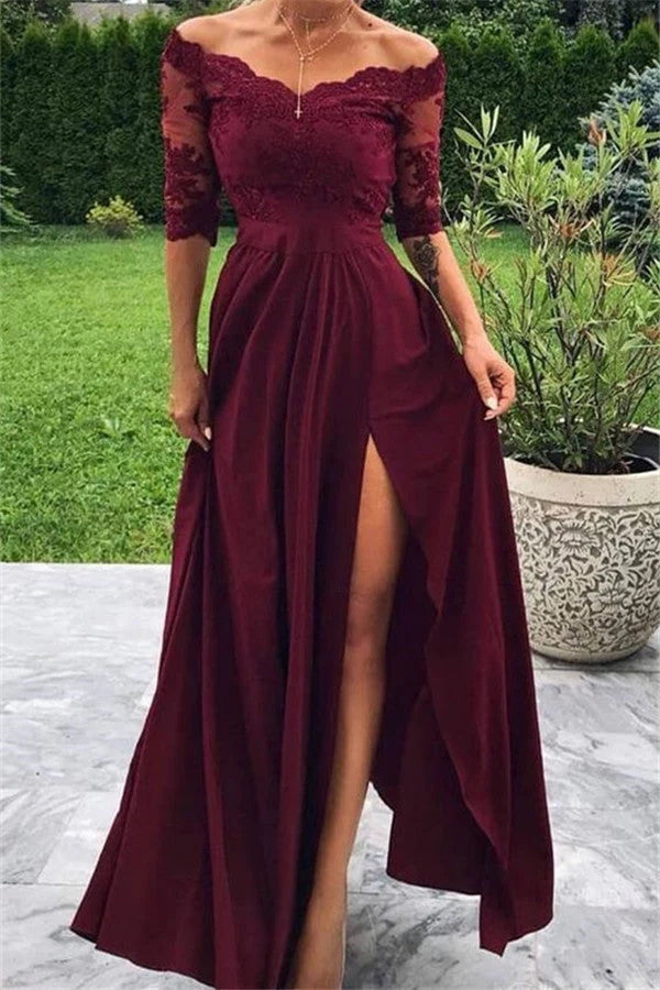 One Shoulder Pink Sequins Prom Dress Mermaid With Slit Ruffles Simple gentle atmospheric and unique design