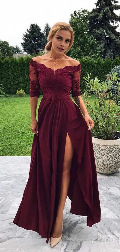 One Shoulder Pink Sequins Prom Dress Mermaid With Slit Ruffles Simple gentle atmospheric and unique design