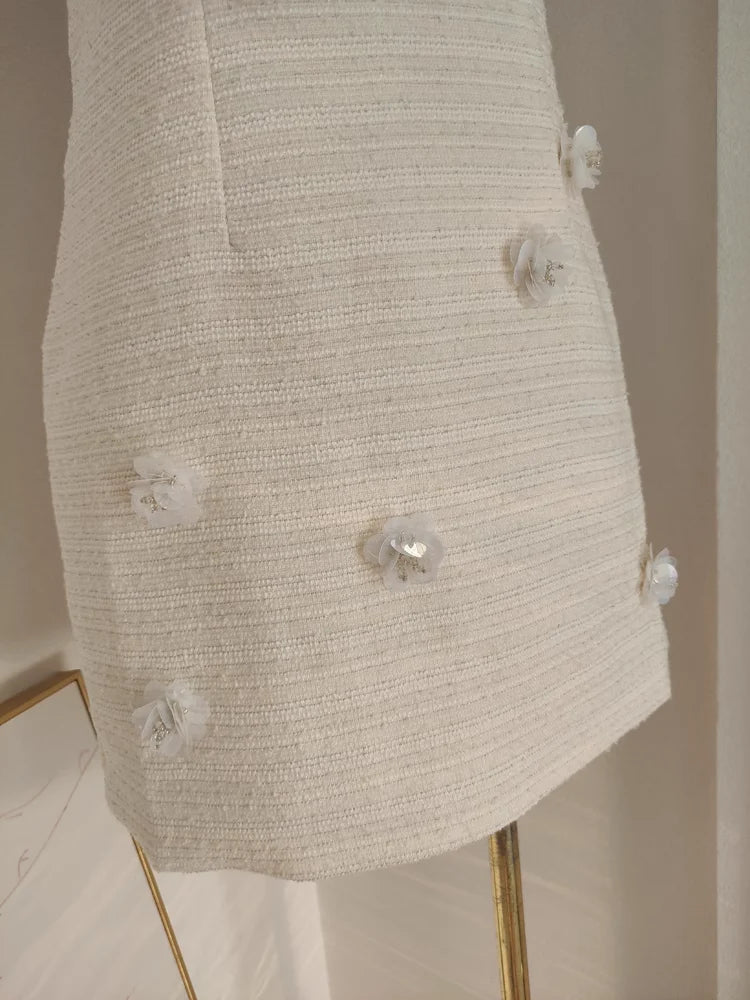 Cheap A line Halter White Satin Short Homecoming Dresses Birthday Outfits simple gentle atmospheric and unique desi Bring summer colors to enhance whiteness