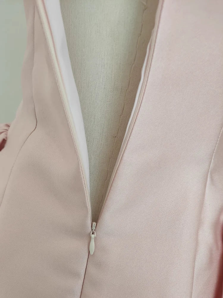 Cheap A line Straps Light Pink Satin Short Homecoming Dresses Birthday Outfits simple gentle atmospheric and unique desi Bring summer colors to enhance whiteness