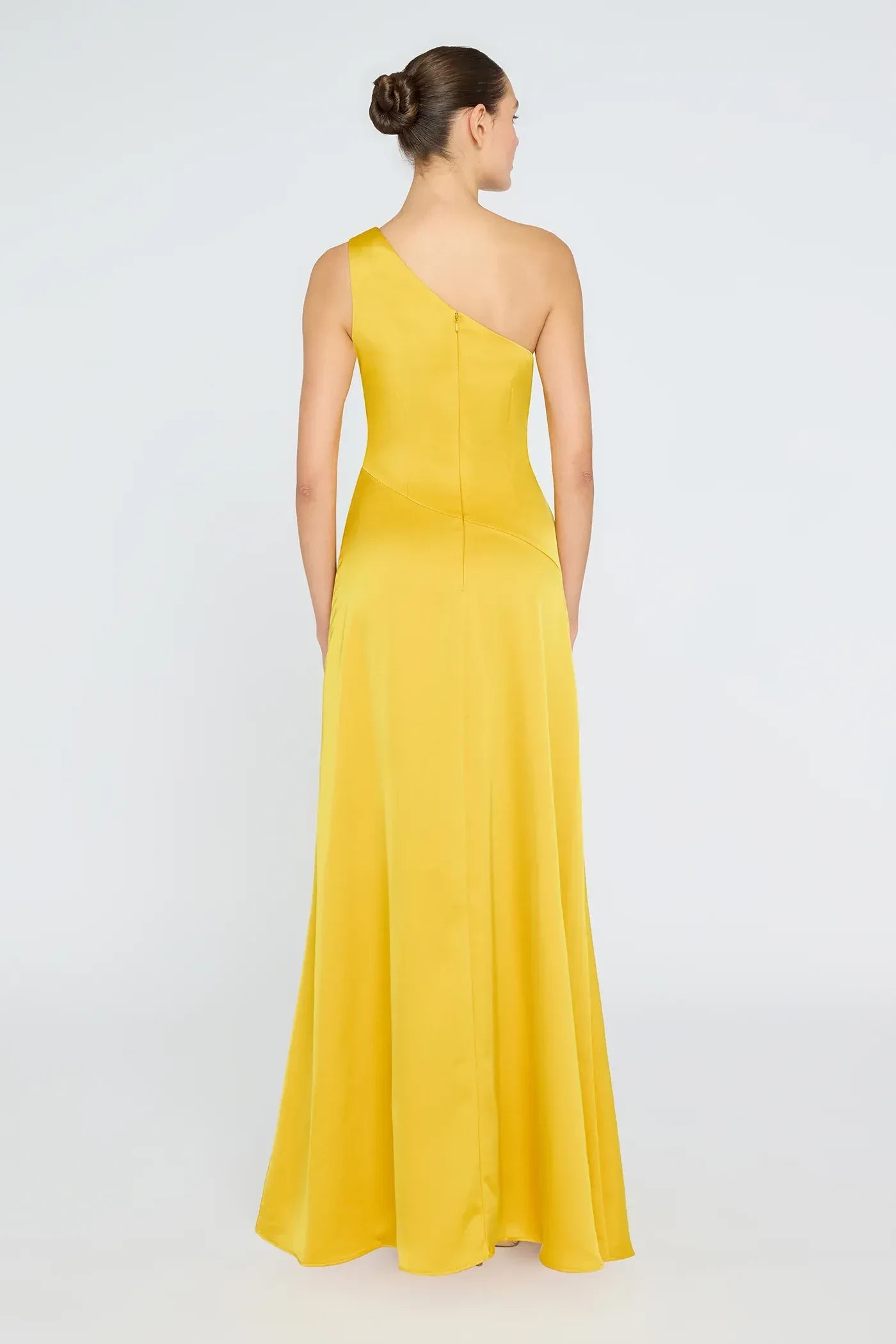 Classy Sheath One Shoulder Sleeveless Back Zipper Floor Length Prom Dress