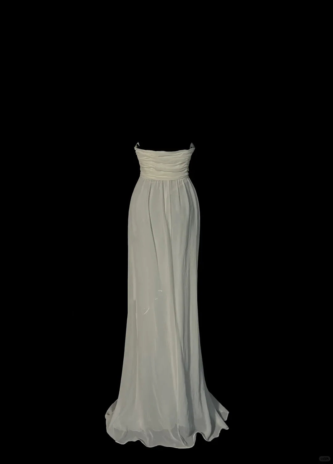 Classy Elegant A line Halter White Chiffon Sleeveless Long Prom Dresses simple gentle atmospheric and unique desi Bring summer colors to enhance whiteness