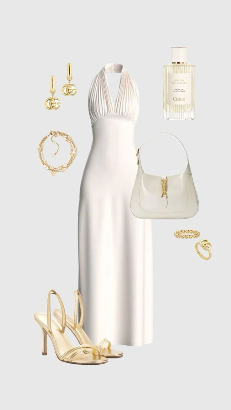 Classy Mermaid Spaghetti Straps Champagne Beads Prom Dresses Summer Wedding Guest Dresses Wedding Guest Outfits simple gentle atmospheric and unique desi Bring summer colors to enhance whiteness