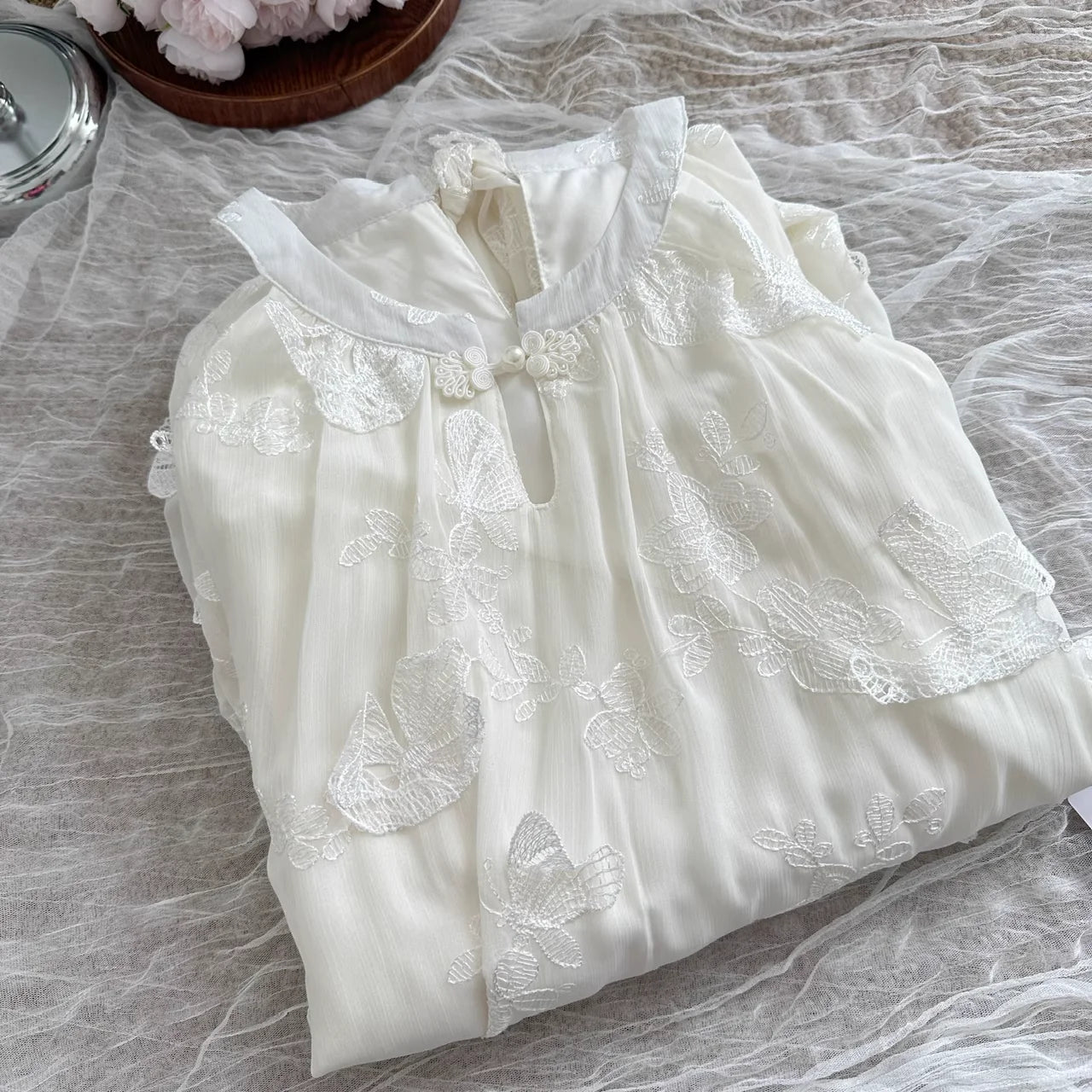 Cute A line Halter Ivory Lace Dress Holiday Dresses simple gentle atmospheric and unique desi Bring summer colors to enhance whiteness