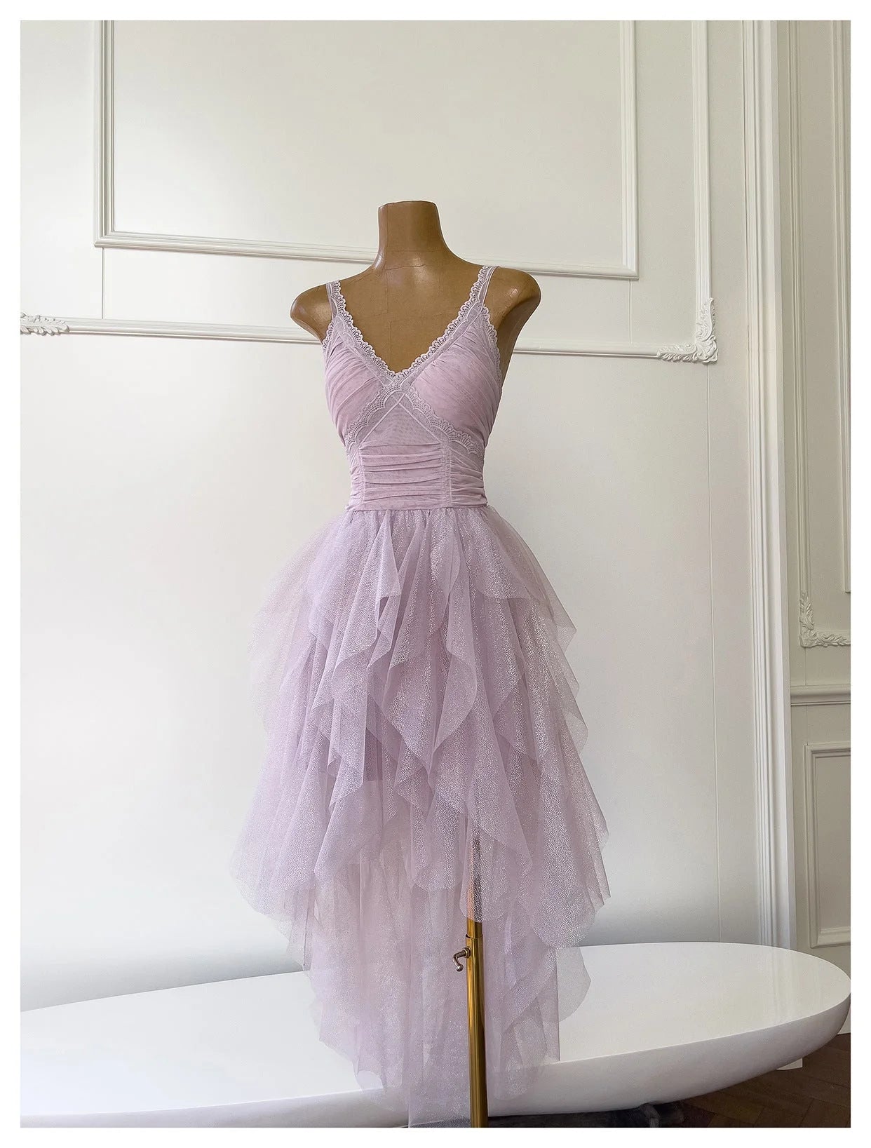 Cute A line Straps Tulle Pink Layers Short Mini Formal 8th Grade Homecoming Dresses Middle School Short Cocktail Dress Hoco Outfits  simple gentle atmospheric and unique desi Bring summer colors to enhance whiteness