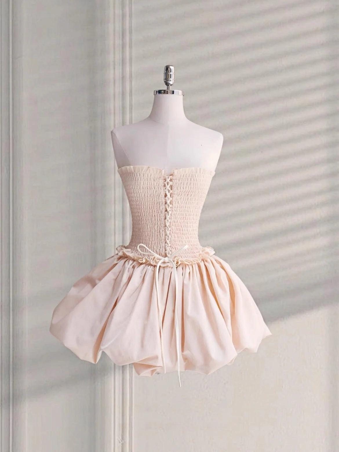 Cute Ball Gown Strapless Pink Mini Party Dresses Short Formal Homecoming Dresses Night Chic Elegant Short Dresses Cocktail Dress 16th Birthday Outfits Tulle Hoco Dresses