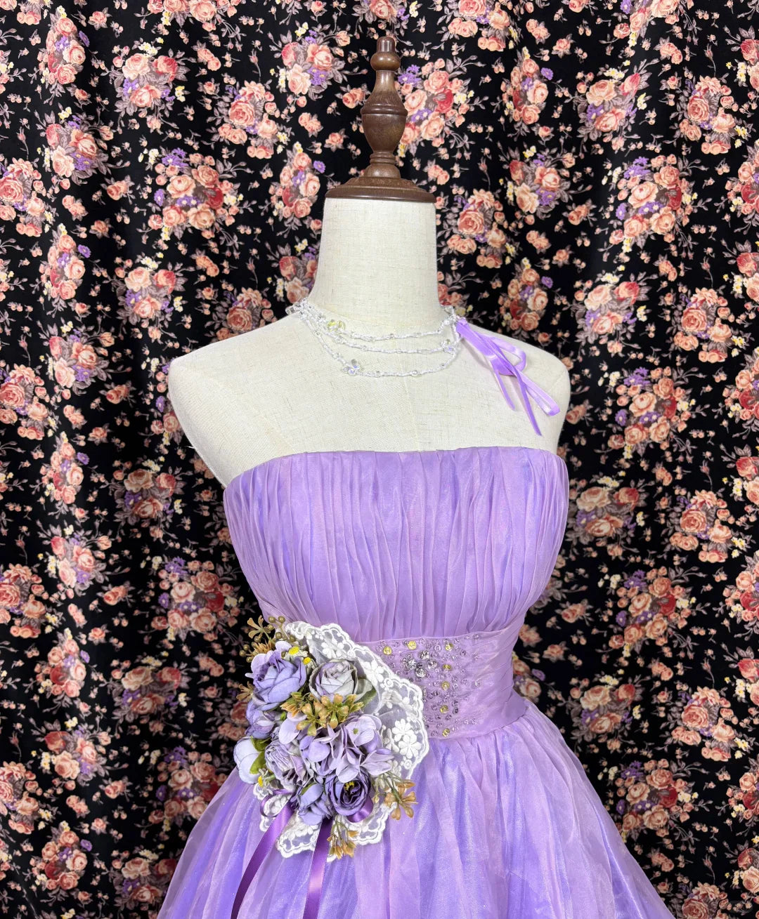 Cute Purple A Line One Shoulder Flower Satin Tulle Homecoming Dress Cocktail Dress simple gentle atmospheric and unique desi Bring summer colors to enhance whiteness