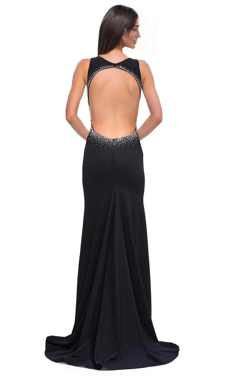 Cutout Back Wide Straps Prom Gown simple gentle atmospheric and unique desi Bring summer colors to enhance whiteness