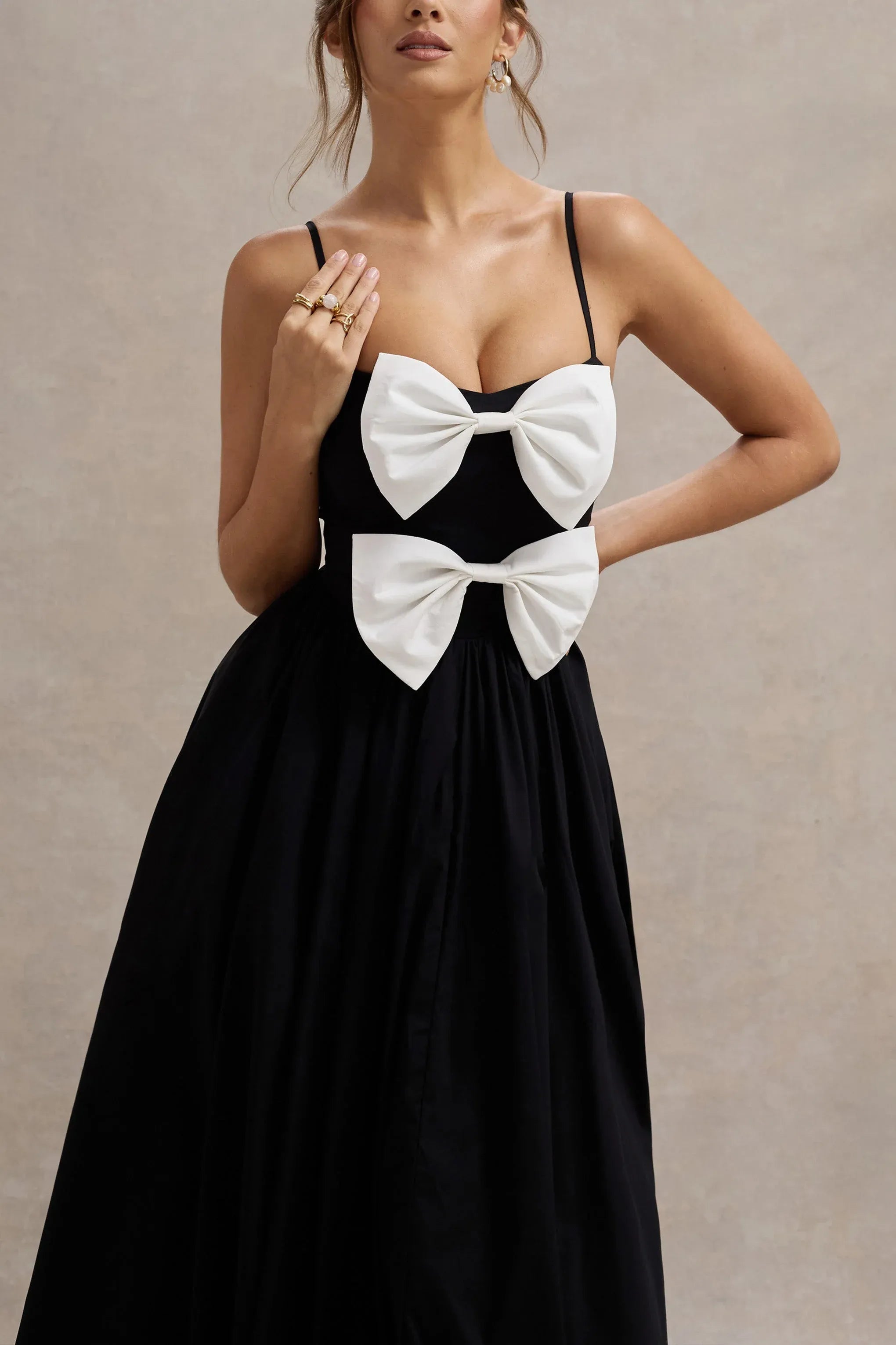 Daring A Line Strapless Sleeveless Bow Accent Floor Length Prom Dress