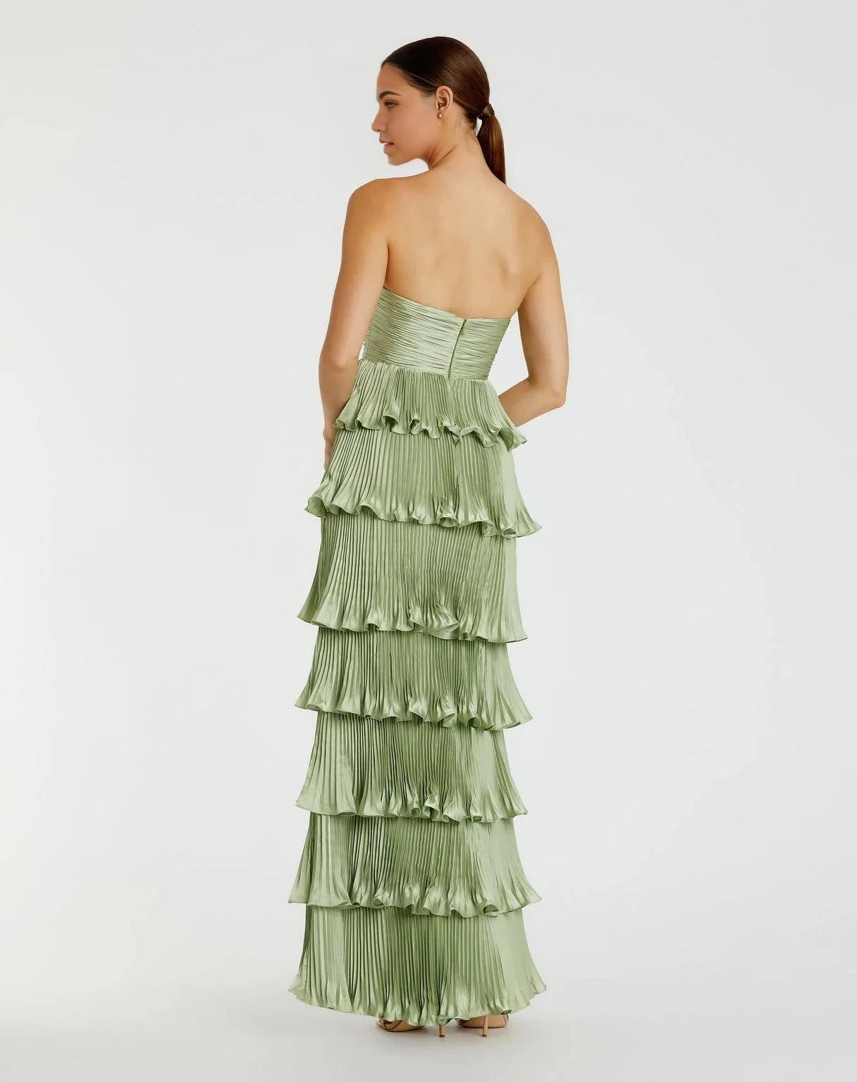 Elegant A-Line Sweetheart Sleeveless Open Back Floor Length Prom Dress