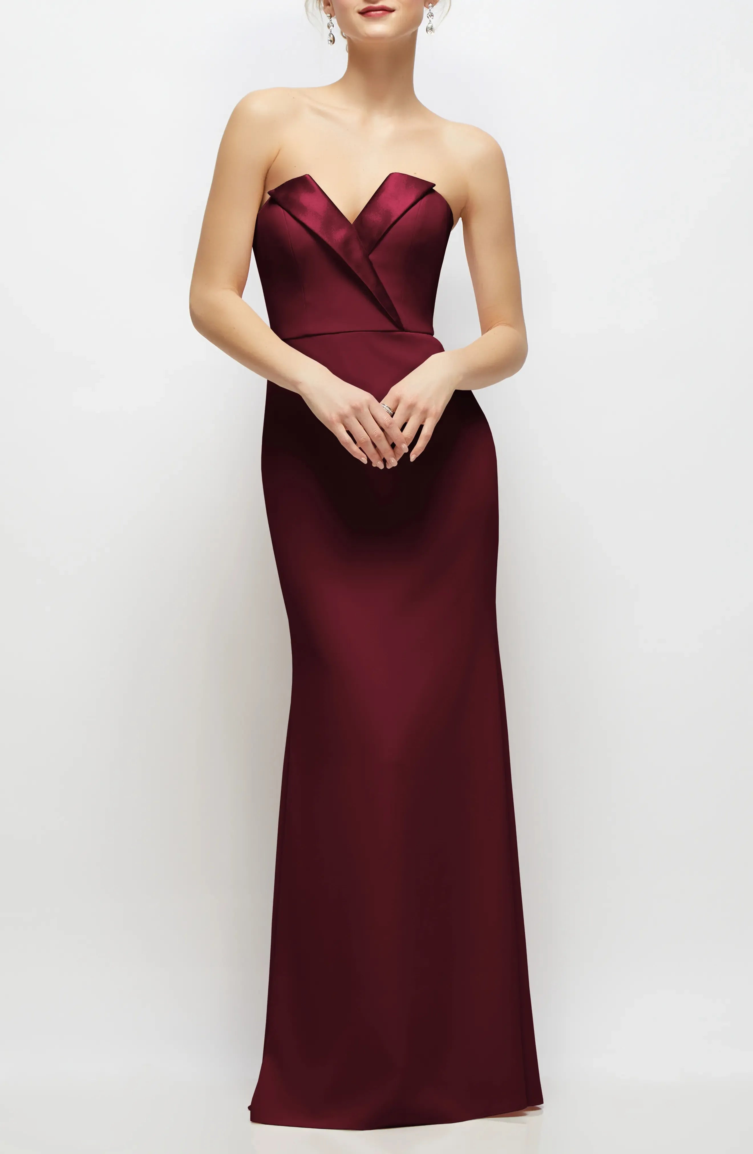 Elegant Trumpet Strapless Sweetheart Open Back Maxi For Ladies Evening Dress