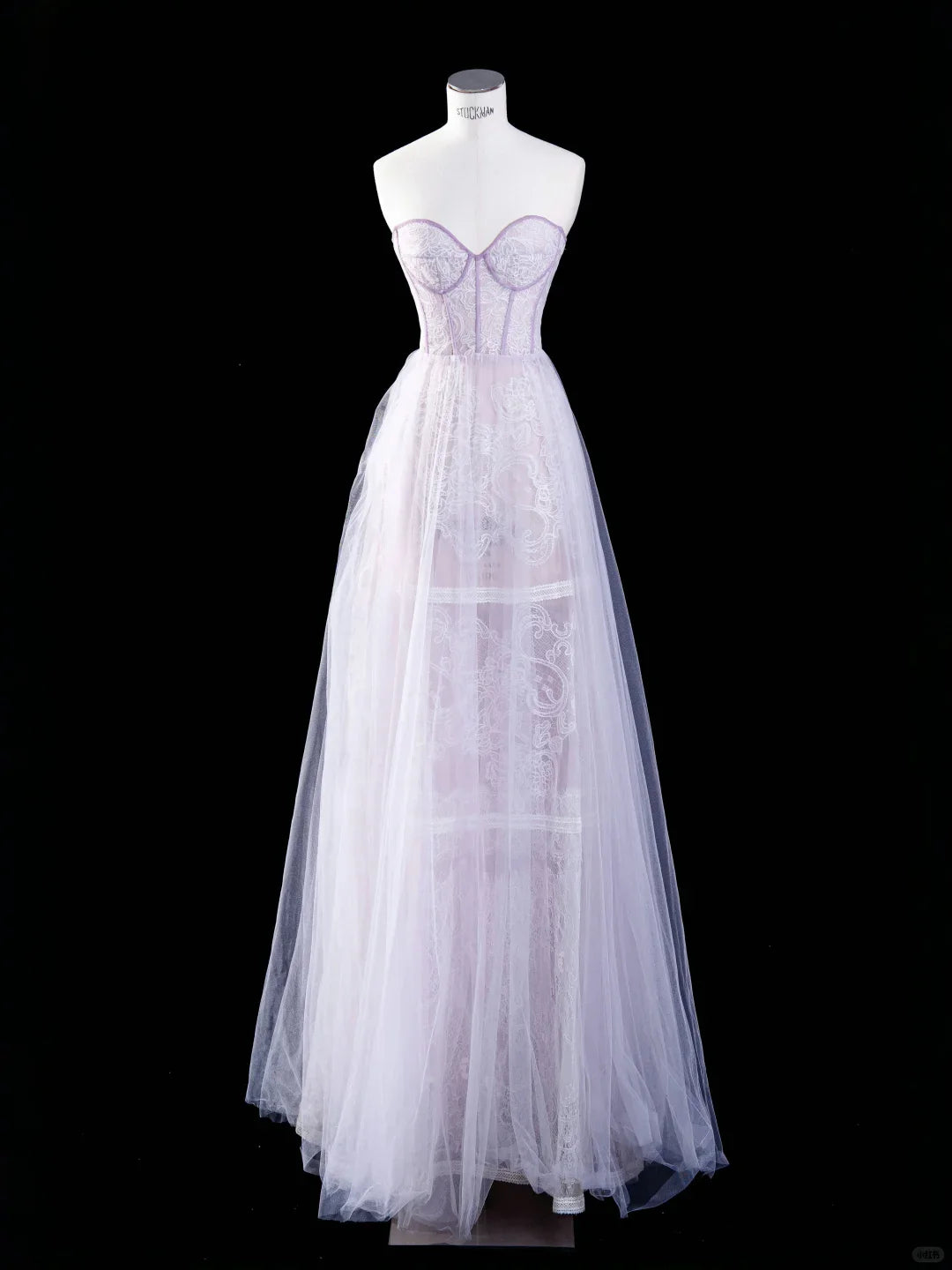 Elegant A Line Sweetheart Neck Lace Tulle Party Dress Evening Dress  simple gentle atmospheric and unique desi Bring summer colors to enhance whiteness