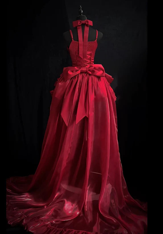 Elegant Red Spaghetti Straps Layered Short Birthday Party Dress 8th Grade Homecoming Dress simple gentle atmospheric and unique desi Bring summer colors to enhance whiteness