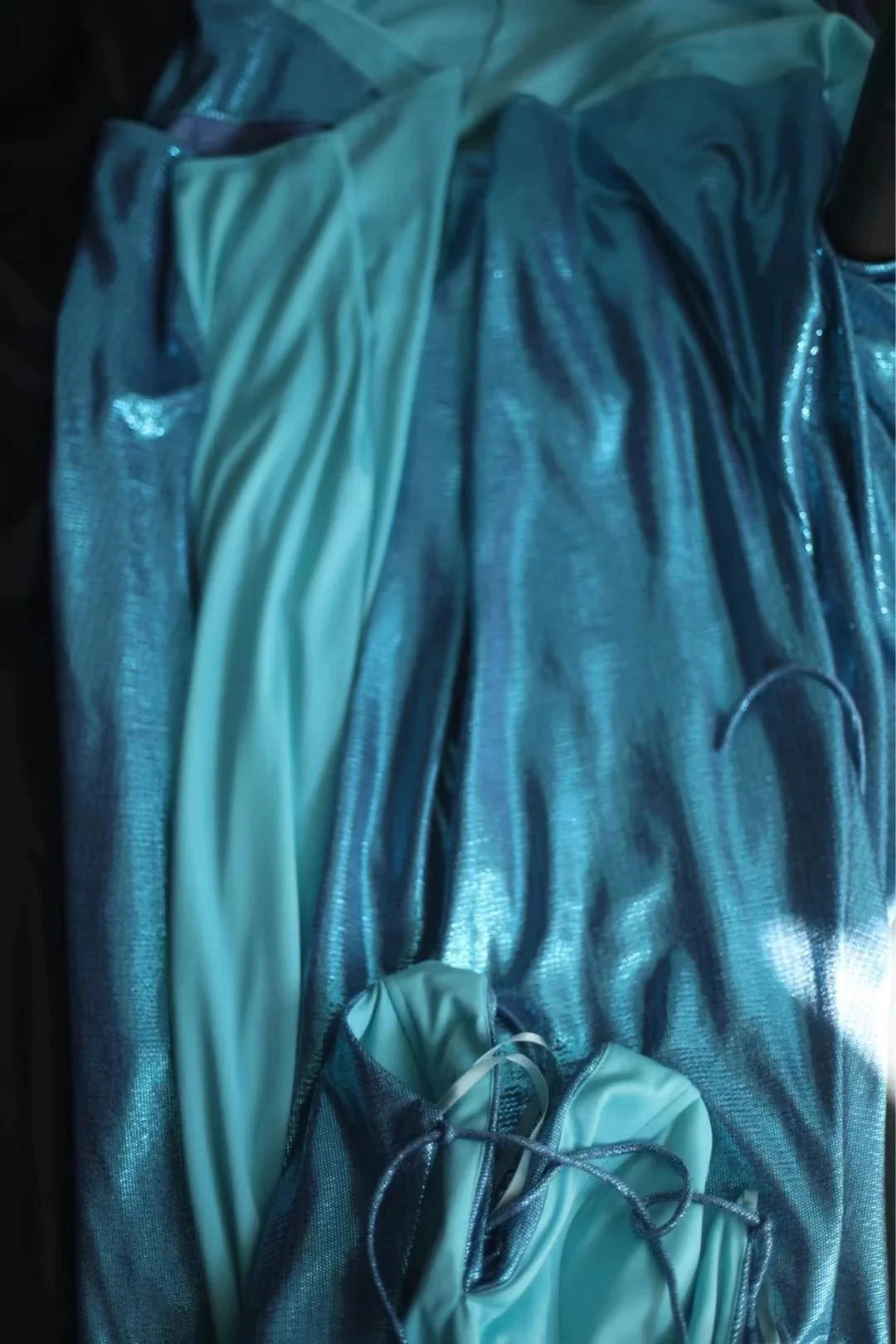 Elegant Satin Long Mermaid Slim Fit Floor Length Ball Gown Evening Gown Prom Dress simple gentle atmospheric and unique desi Bring summer colors to enhance whiteness