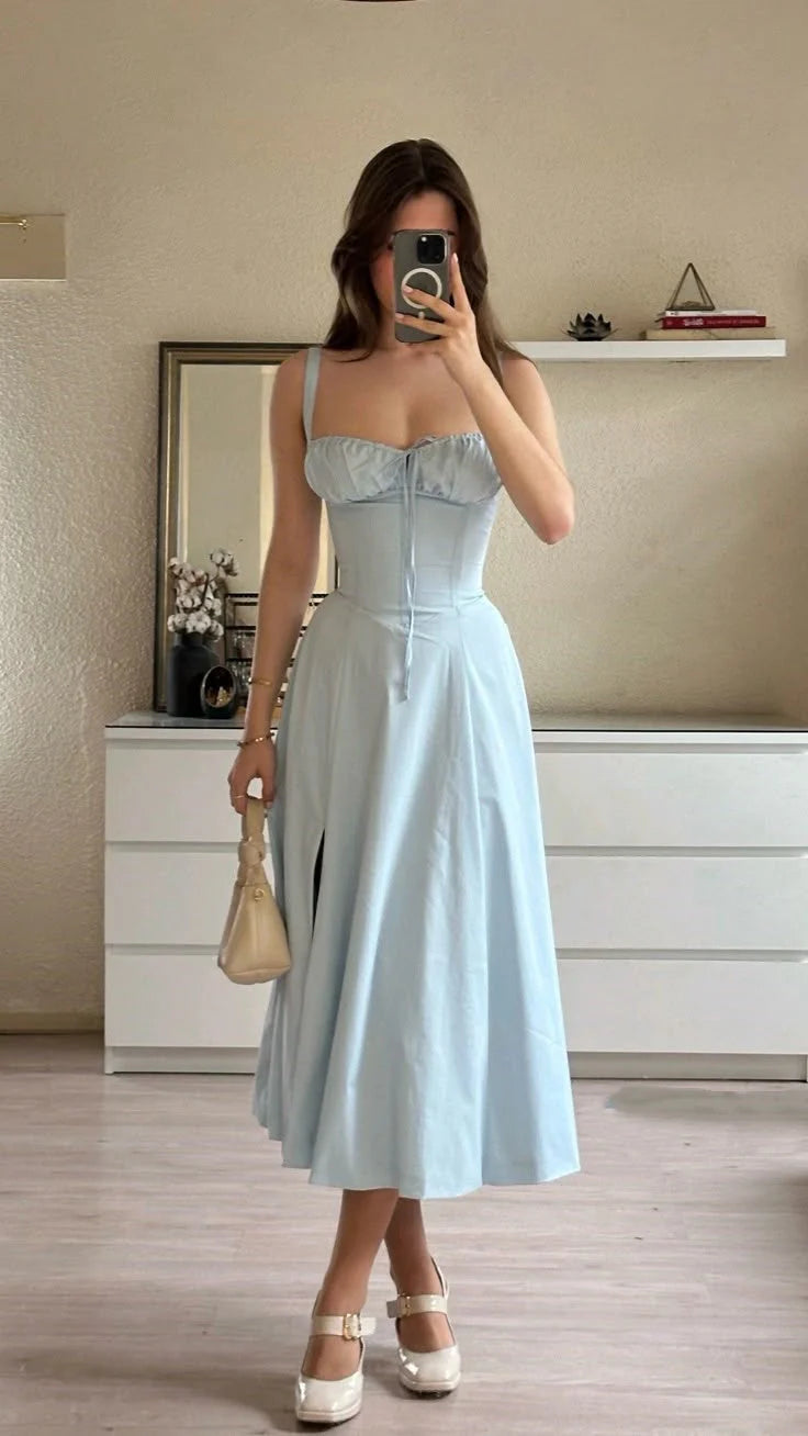 Elegant Short/Long Chiffon Homecoming Dresses Prom Dresses Evening Dresses Party Dresses simple gentle atmospheric and unique desi Bring summer colors to enhance whiteness
