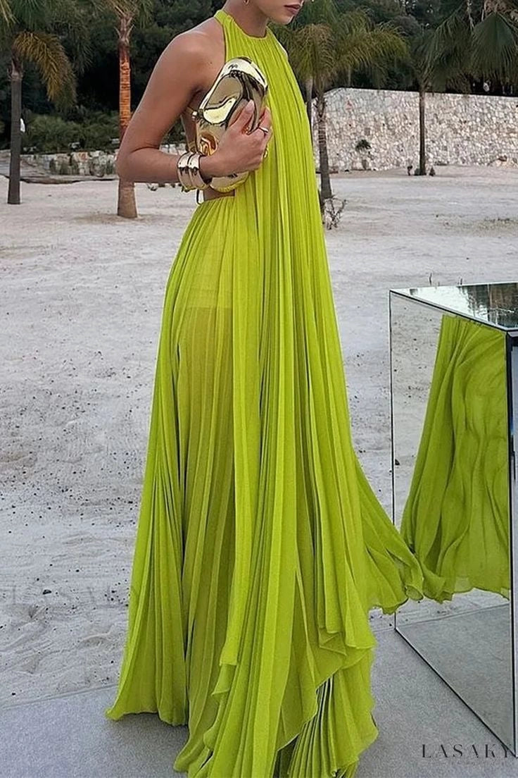 Elegant Wedding Guest Outfit A line Green Chiffon Prom Dresses Wedding Guest Dresses Graduation Dresses simple gentle atmospheric and unique desi Bring summer colors to enhance whiteness
