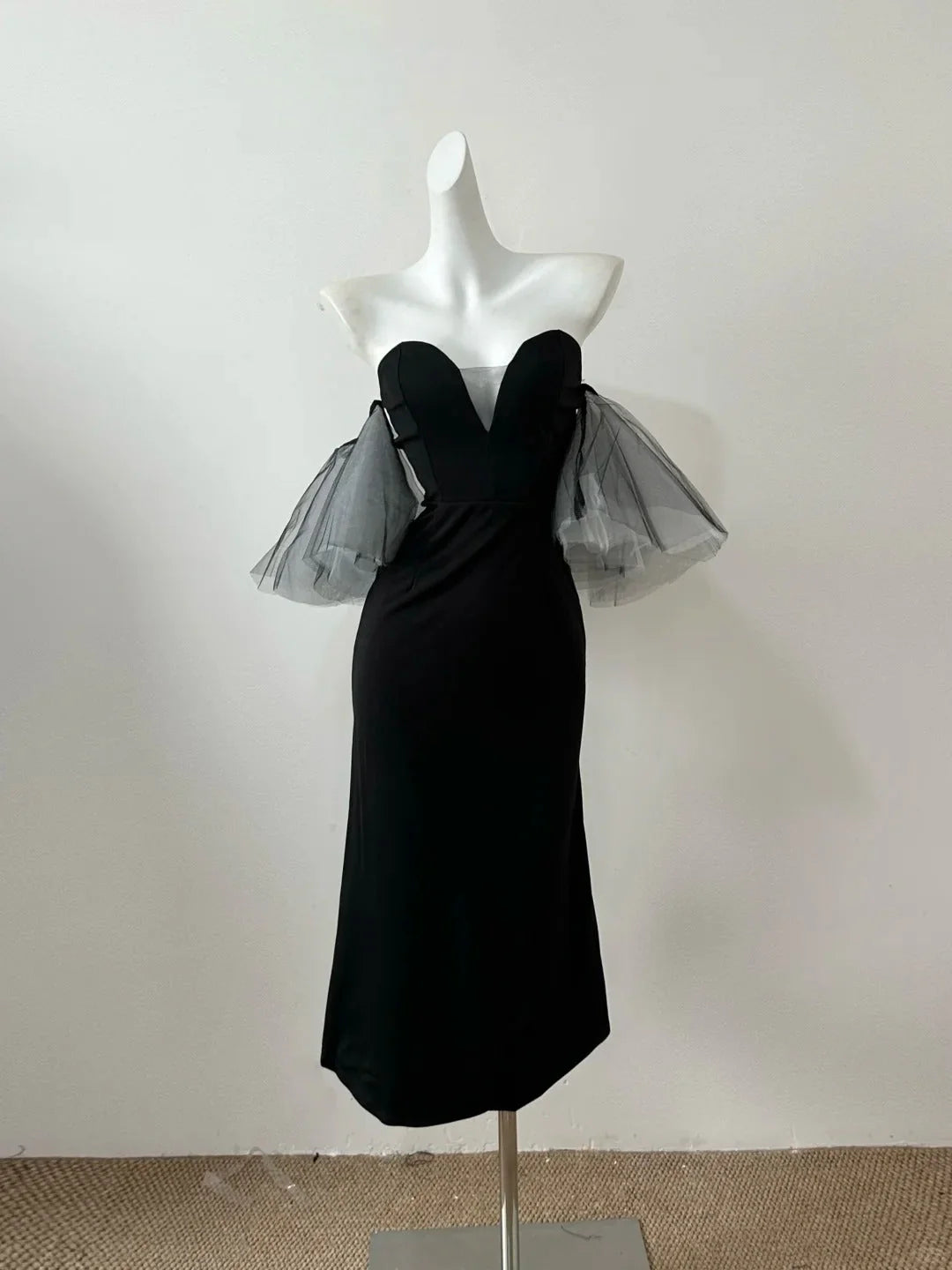 Fashion Elegant Short Sleeve Long satin Homecoming Dress Prom Dress Evening Dress Party Dress Prom Dress simple gentle atmospheric and unique desi Bring summer colors to enhance whiteness ﻿