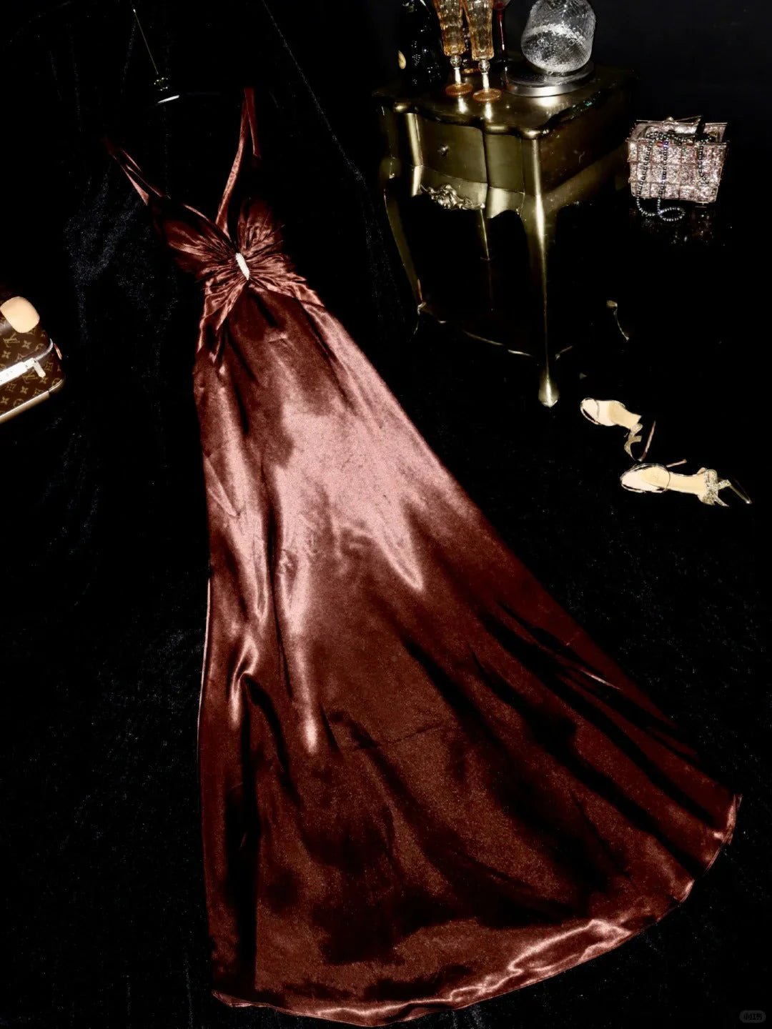 Fashion Simple Elegant Long Satin Prom Dress Evening Dress Graduation Dress Party Dress  simple gentle atmospheric and unique desi Bring summer colors to enhance whiteness