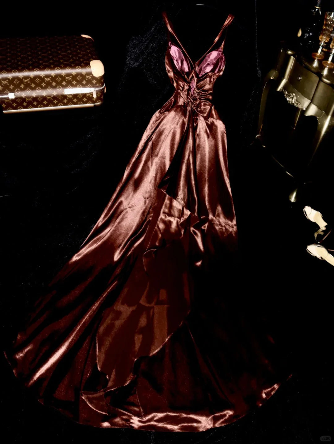 Fashion Simple Elegant Long Satin Prom Dress Evening Dress Graduation Dress Party Dress  simple gentle atmospheric and unique desi Bring summer colors to enhance whiteness