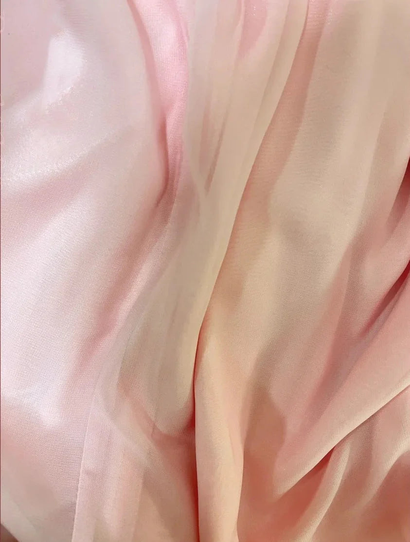 Floral Beading Long Satin Tulle Ball Gown Evening Dress simple gentle atmospheric and unique desi Bring summer colors to enhance whiteness