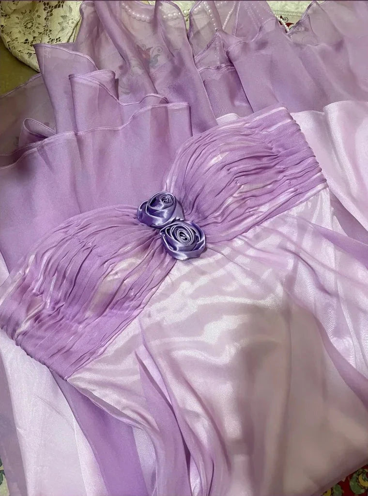 Floral Elegant Short Homecoming Dress Chiffon Ball Gown Evening Gown  simple gentle atmospheric and unique desi Bring summer colors to enhance whiteness