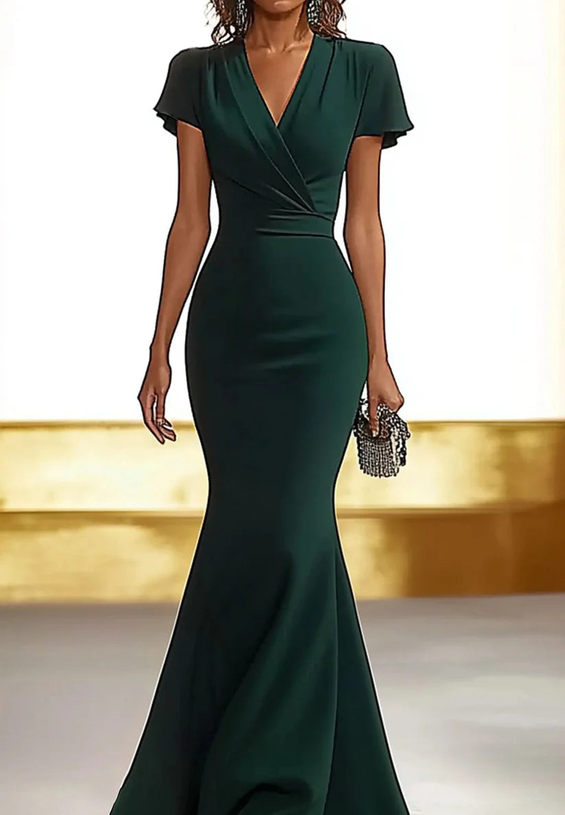 Formal Work Party Boat Neck Royal Blue Sleeveless Belted Slit Midi Dress simple gentle atmospheric and unique desi Bring summer colors to enhance whiteness