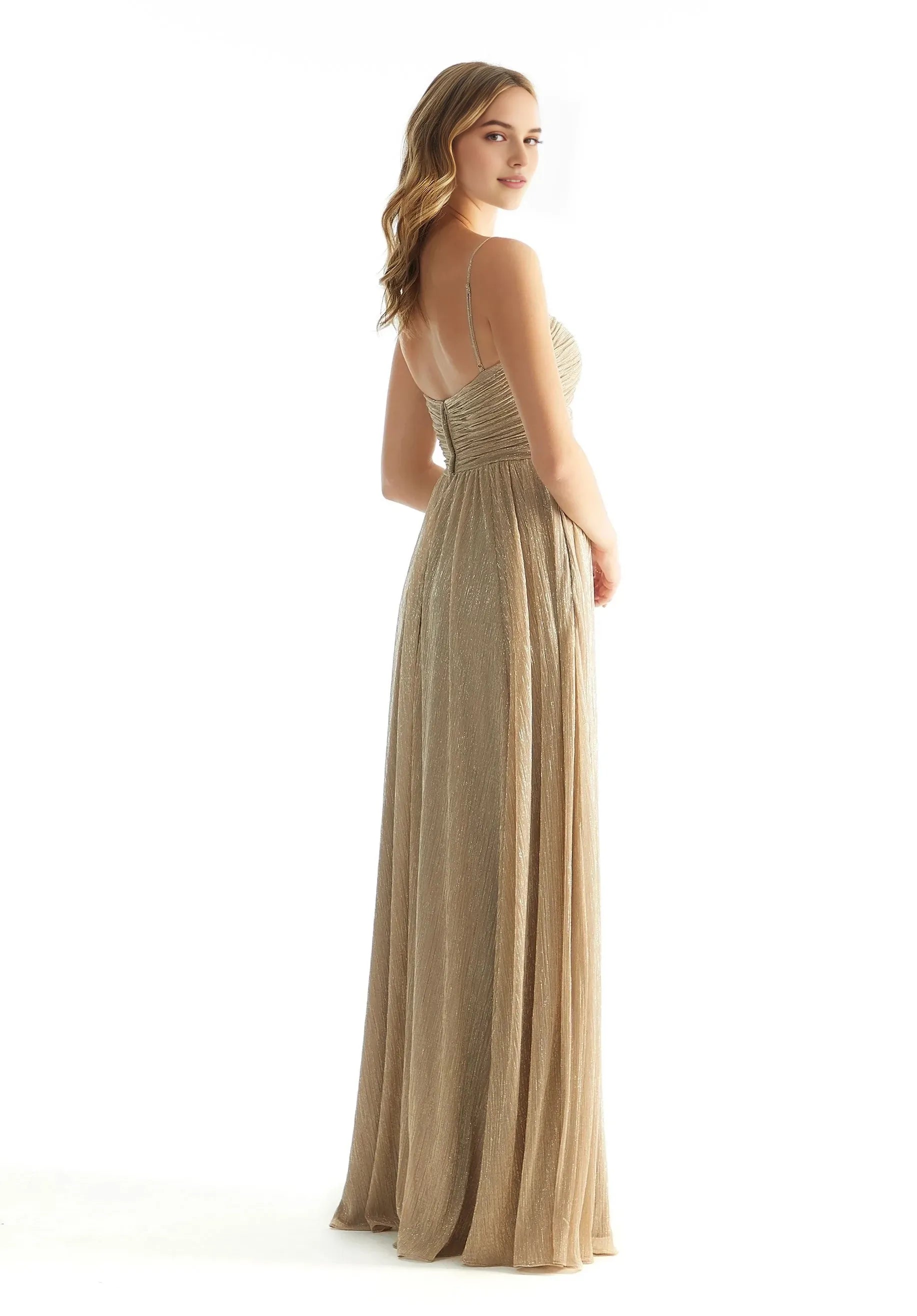 Glamorous A-Line Sweetheart Sleeveless Cutout-Back Floor-Length Prom Dress